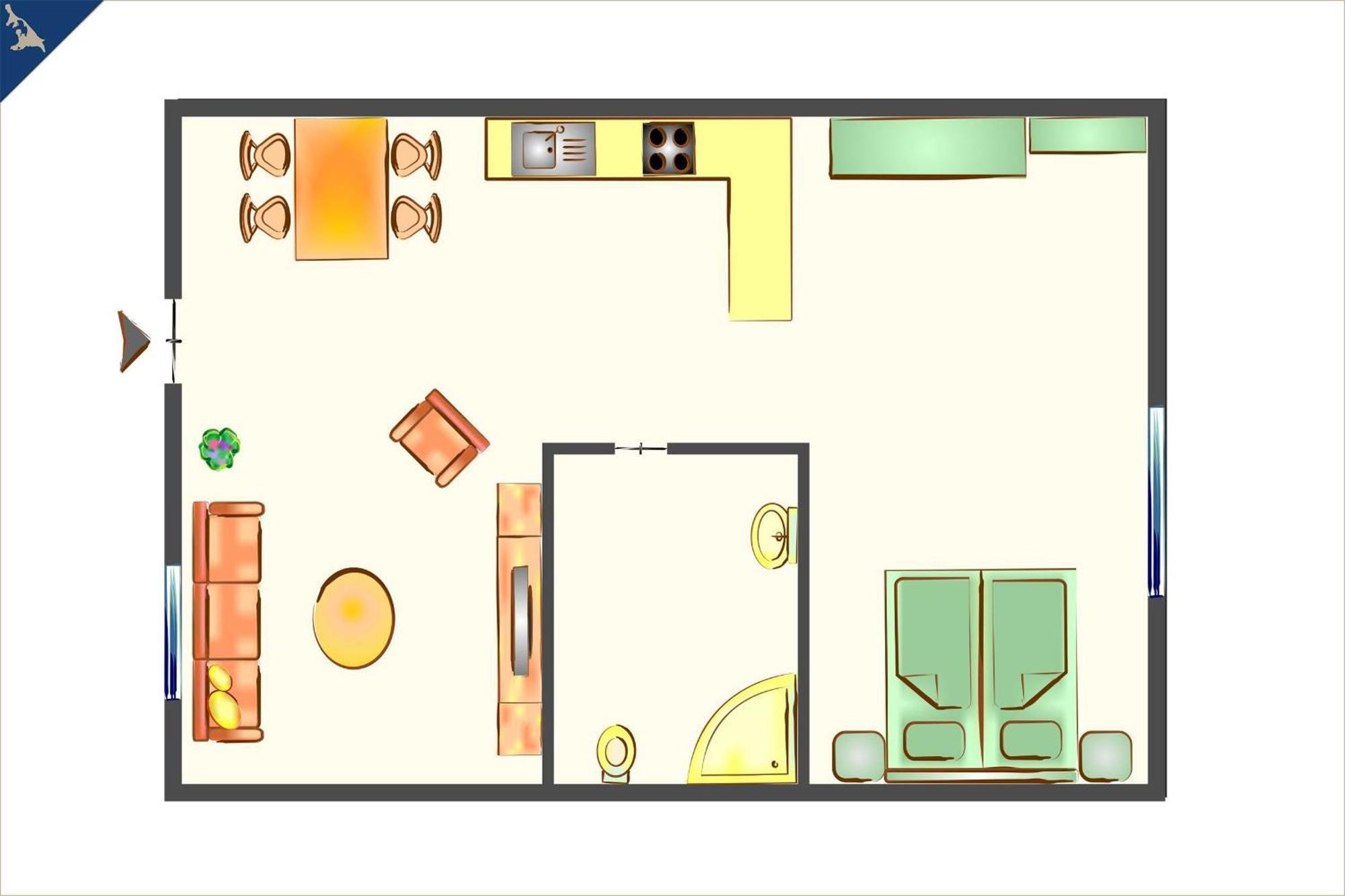 Ferienwohnung 1 塞巴特黑灵斯多夫 外观 照片